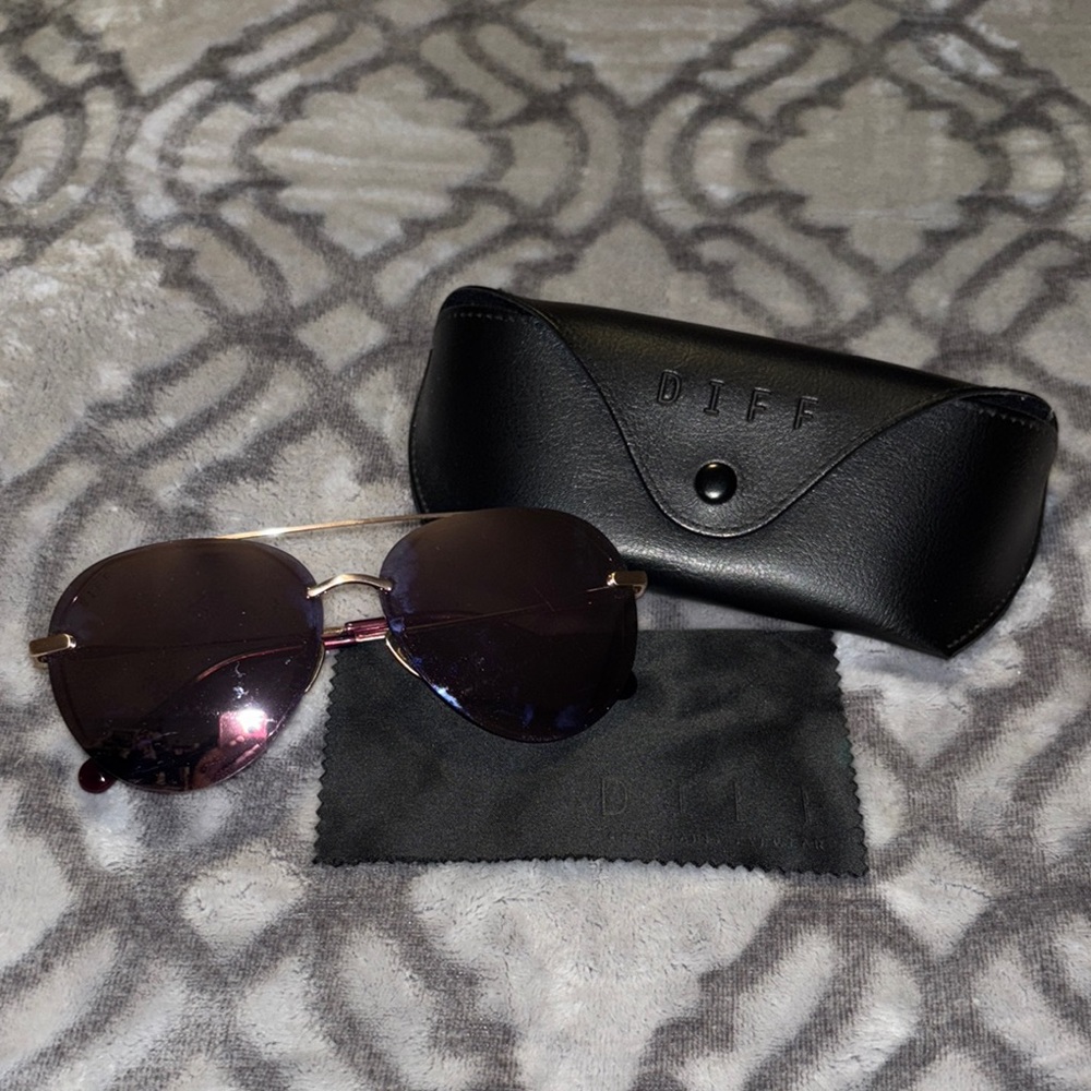 DIFF Lennox  Aviator Sunglasses